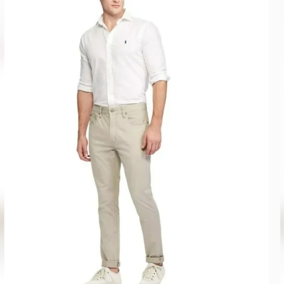 Ralph Lauren Other - Ralph LAUREN SLIM STRAIGHT BONE  COLOR JEANS 32